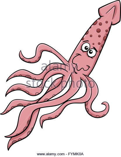 415x540 Cartoon Squid Stock Photos Amp Cartoon Squid Stock Images