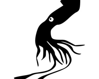 340x270 Squid Laptop Sticker Etsy