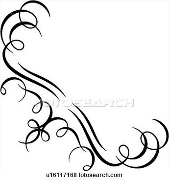 345x370 Calligraphy Clipart Squiggle