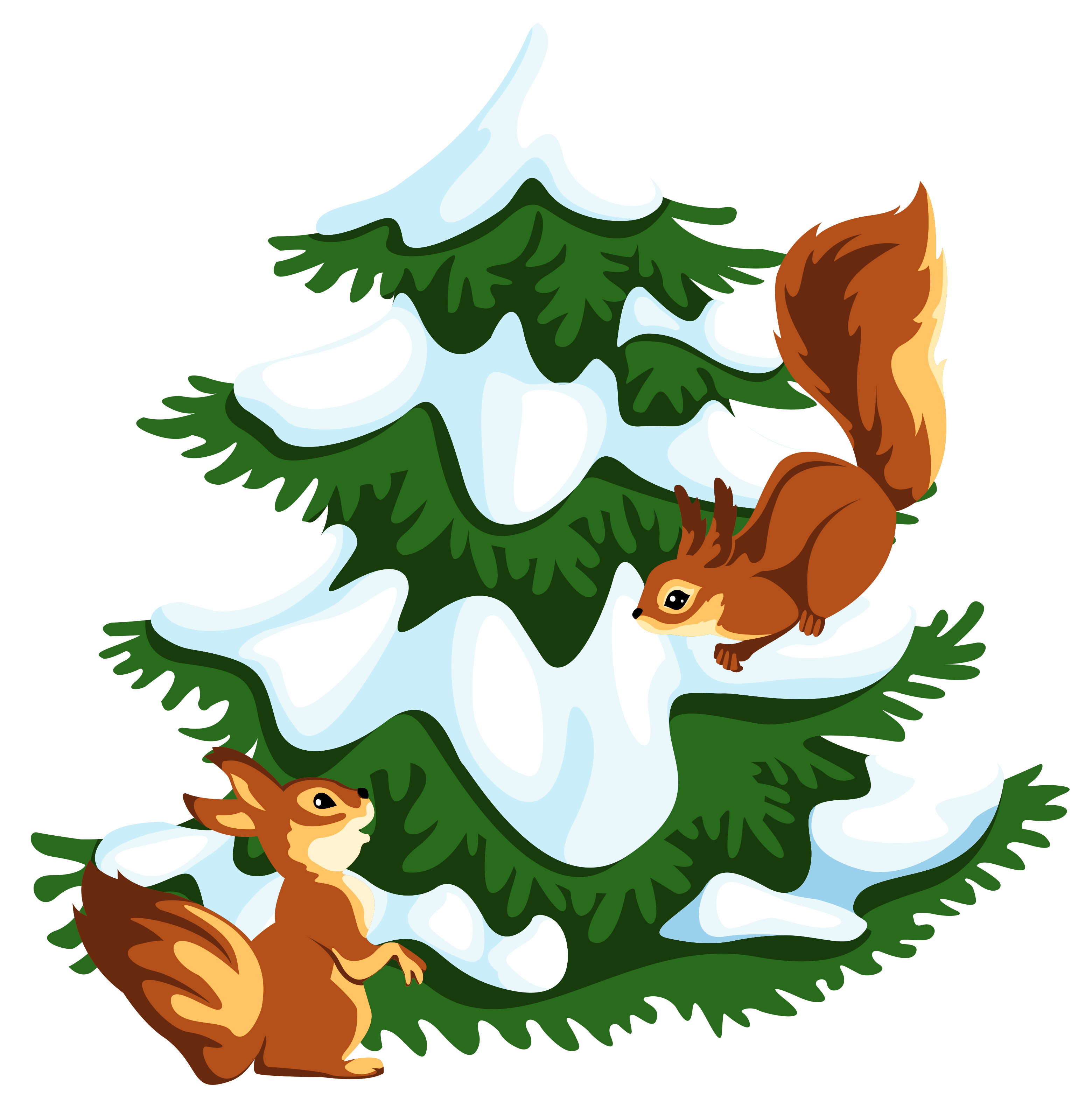 3120x3129 Squirrel Clipart Tree Clipart