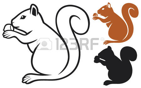450x283 Squirrel Clipart Simple