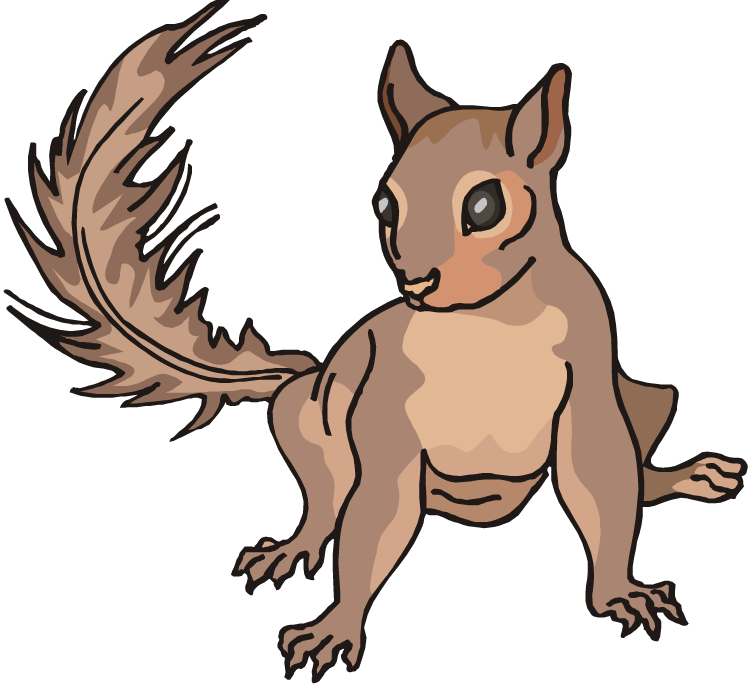 750x688 Free Squirrel Clipart