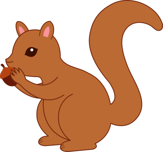 550x512 Autumn Fall Squirrel And Acorn Clip Art Clip Art