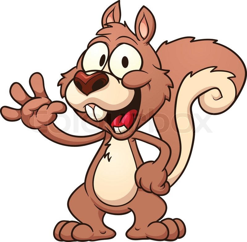 800x786 Squirrel Clipart Happy