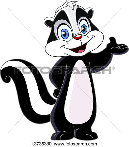414x470 Top 82 Skunk Clip Art