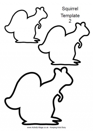320x450 Squirrel Printables