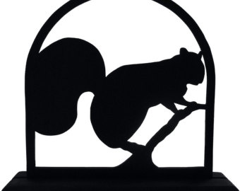 340x270 Squirrel Silhouette Etsy