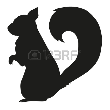 Squirrel Silhouette Vector