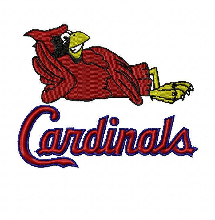 699x717 St. Louis Cardinals Fredbird Embroidery Design