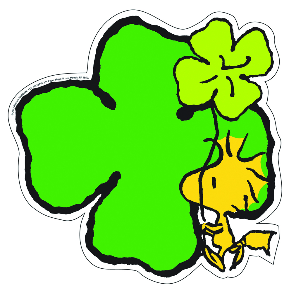 988x1000 Peanuts St. Patrick's Day Paper Kids Cut Outs Eureka School