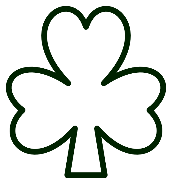 555x592 St Patricks Day Clip Art Black And White Photo And Images