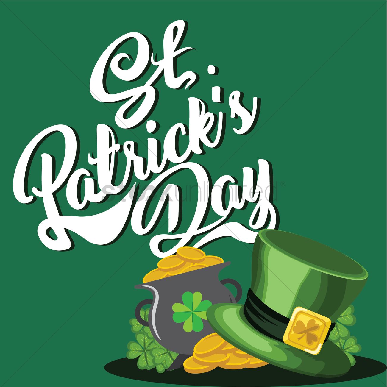 1300x1300 Happy St Patricks Day Vector Image