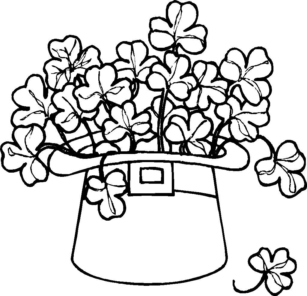 1024x986 St.patrick's Day Coloring Pages Celebrate St. Patrick's Day