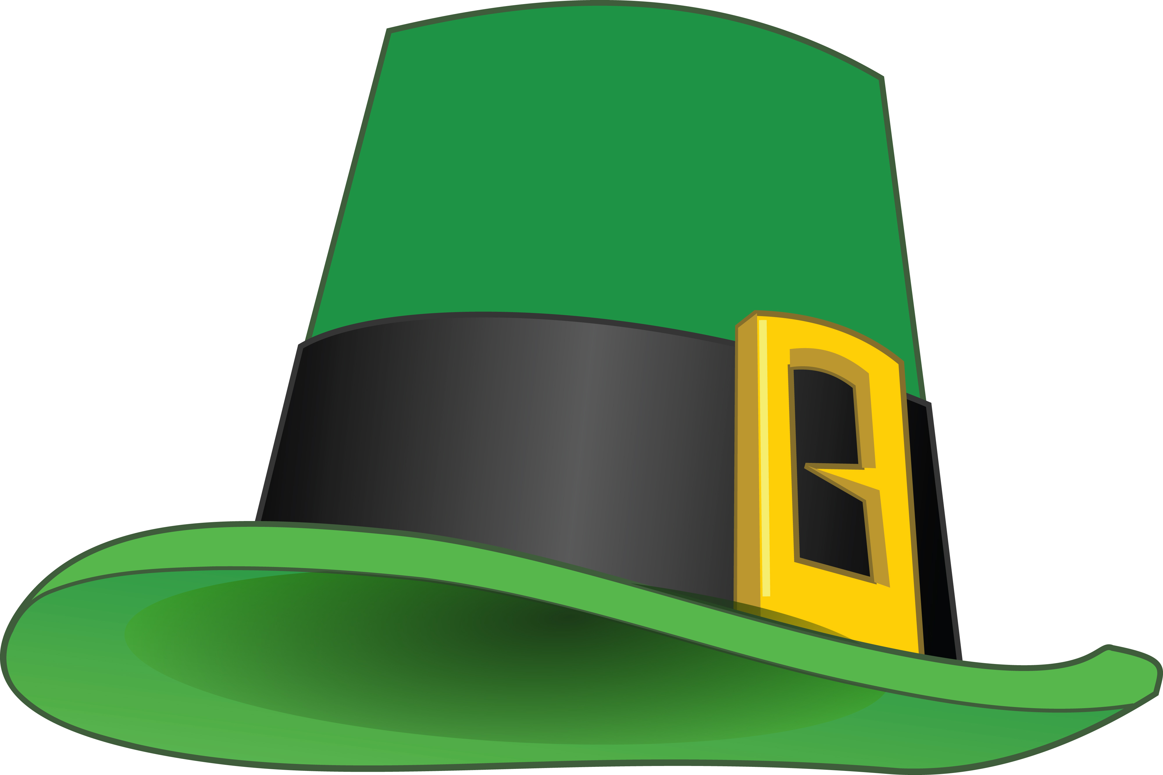 4000x2667 Clipart Of A St Patricks Day Leprechaun Hat