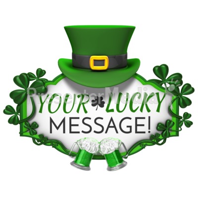 400x400 St Patricks Day Hat Sign Cheers
