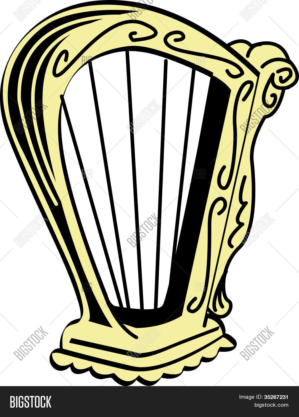 1163x1620 St. Patrick's Day Irish Harp Clip Vector Amp Photo Bigstock