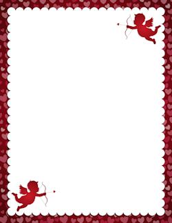 250x324 Page Borders For Valentine's Day And St. Patrick's Day