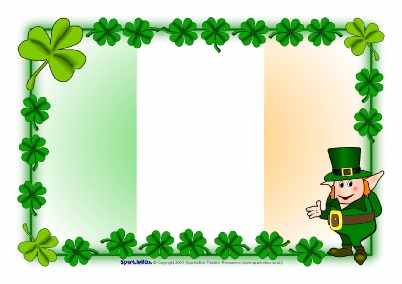 402x284 St Patrick's Day A4 Page Borders (Sb2002) Sparklebox