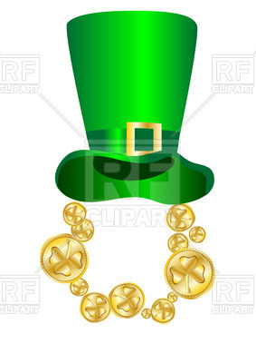283x400 St. Patrick's Day Hat Royalty Free Vector Clip Art Image