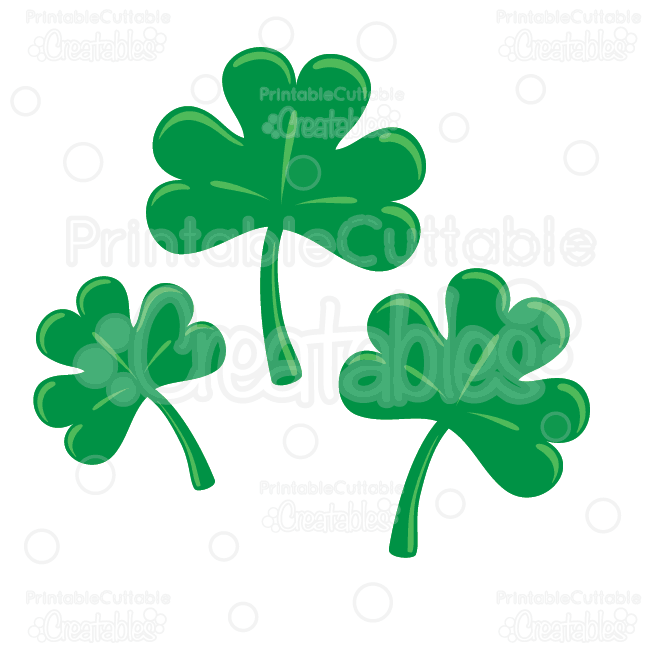 650x650 St. Patrick's Day Shamrocks Clipart Amp Free Svg Cut Files