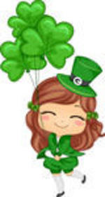 150x281 Girl Clipart St Patrick's Day