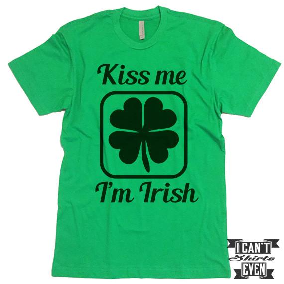 570x570 Kiss Me I'M Irish Shirt. St. Patrick's Day T Shirt. Shamrock