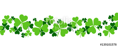 500x200 Shamrock Background