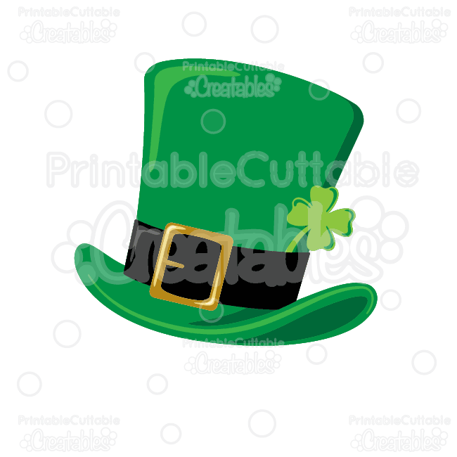 650x650 Leprechaun Hat Svg St. Patrick's Day Cut Files Amp Clipart