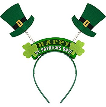 351x355 St Patricks' Day Top Hat Style Head Boppers Amazon.co.uk Sports