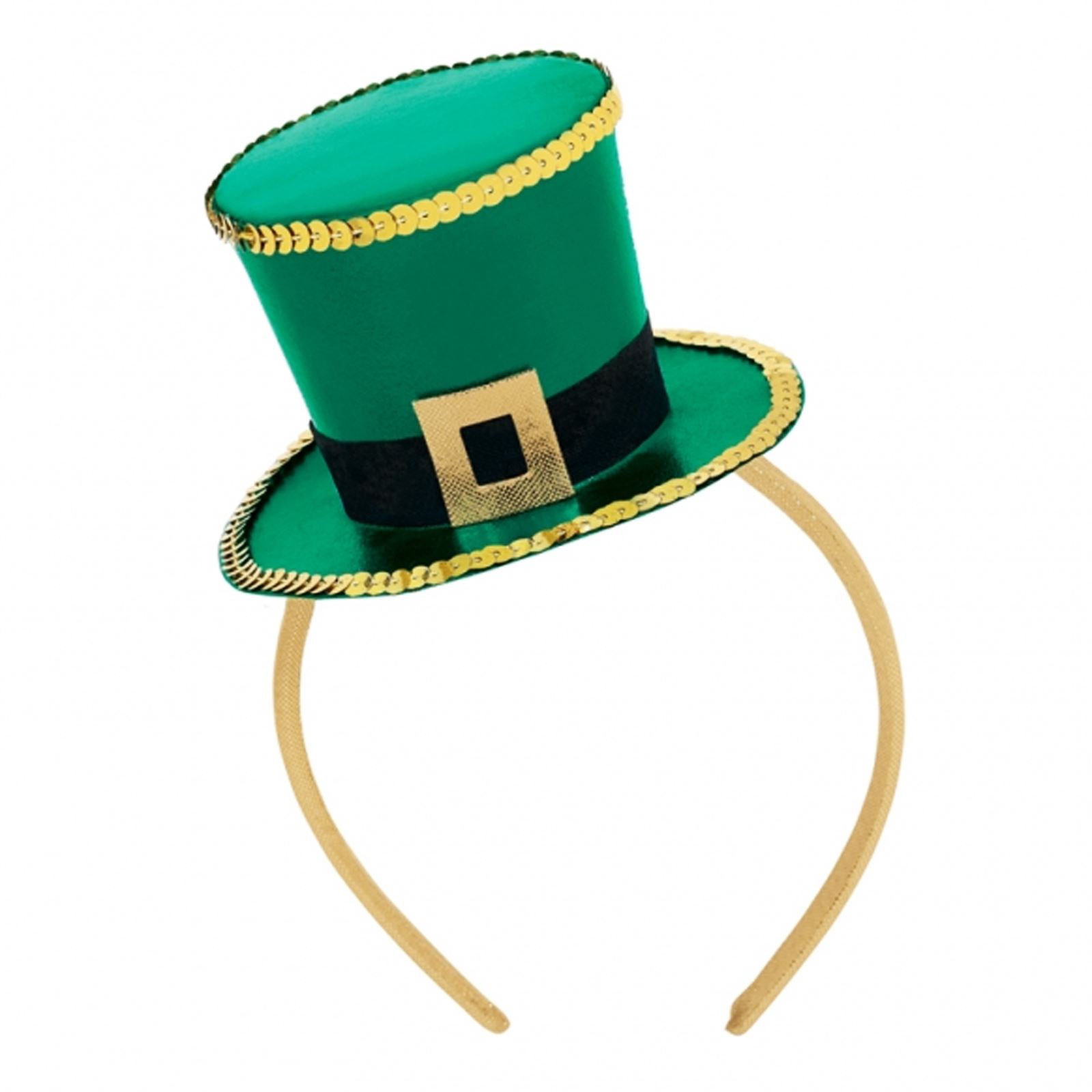 1600x1600 St. Patrick's Day Wig Fancy Headband Bopper Top Hat Leprechaun