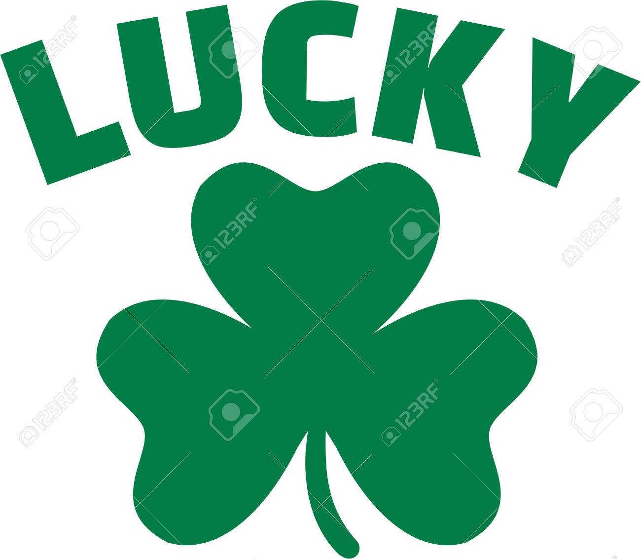 1300x1133 St. Patrick's Day Icon With Lucky Shamrock Royalty Free Cliparts