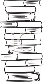 184x350 Tall Stack Of Books