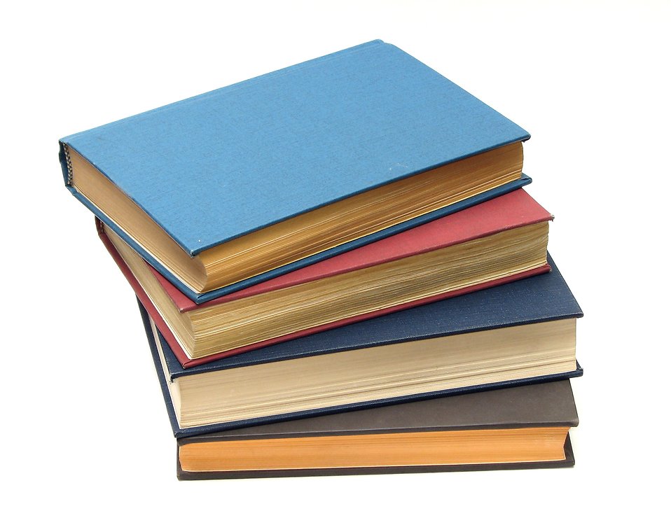958x730 Books Free Stock Photo A Stack Of Books Isolated On A White