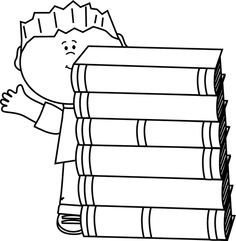 236x241 Stack Of Books Clipart Black And White Clipart Panda