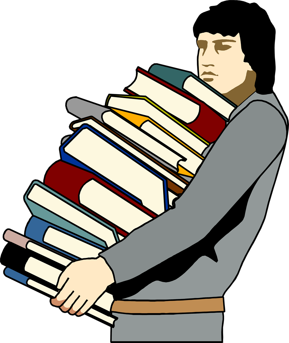 958x1137 Books Man Free Stock Photo Illustration Of A Young Man