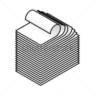 380x380 Copy Paper Clipart