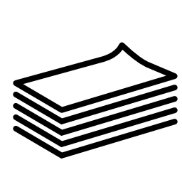 256x256 Stack Of Paper Outline Free Clipart Panda