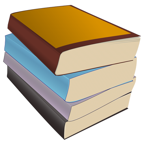 499x500 Stack Of Paperback Books Public Domain Vectors