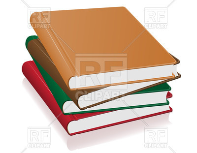 400x311 Book Stack Royalty Free Vector Clip Art Image