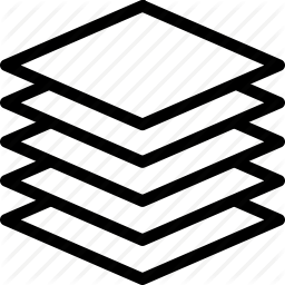 256x256 Arrange, Layers, Pages, Stack Icon Icon Search Engine