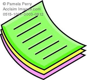 300x278 Art Image Of A Stack Of Papers Icon