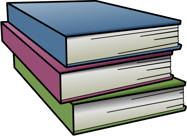 600x437 Books Clip Art