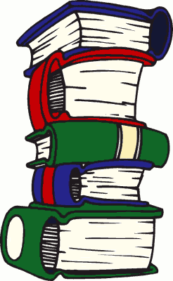 246x400 Library Clipart Book Stack