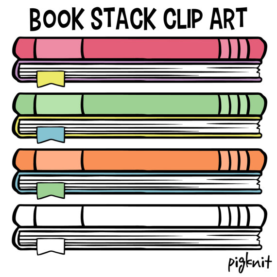 570x570 Book Clip Art, School Book Clip Art, Childrens Library Decor