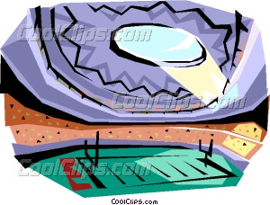 300x228 Football Stadium Vector Clip Art
