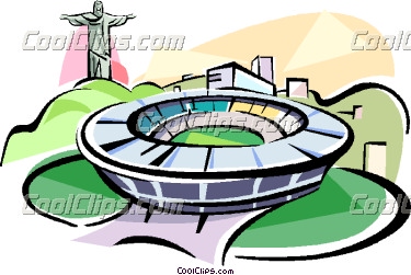 375x251 Rugby Stadium Clipart