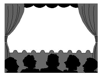 352x261 Drama Stage Clipart