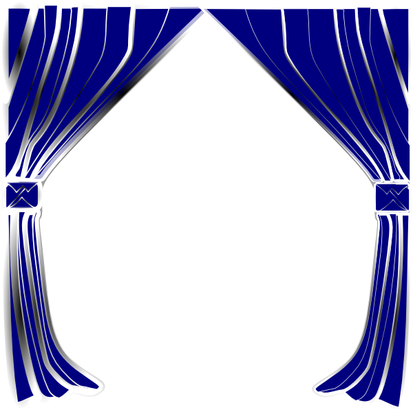 600x598 Theater Curtain Clipart
