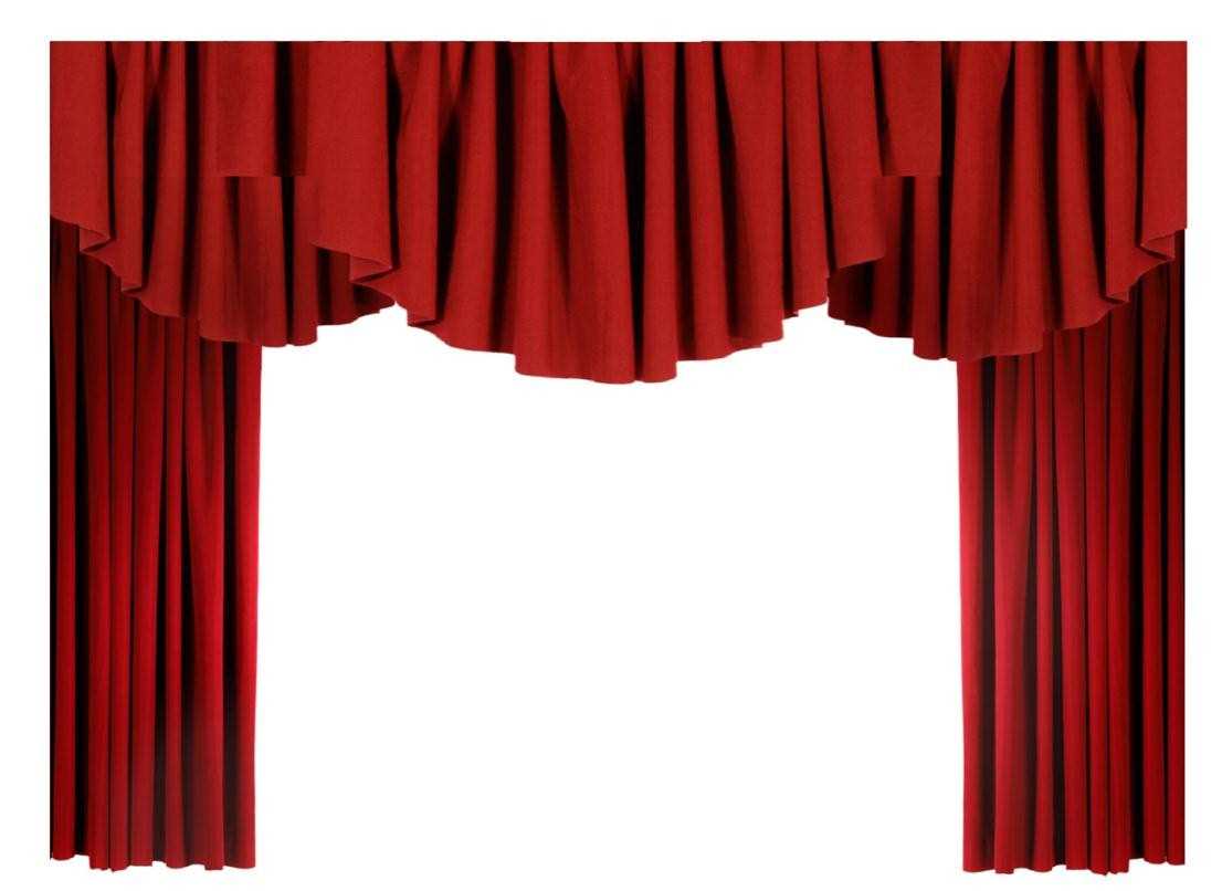 1106x806 Unique Curtains Monster Curtain To Theater Clip Art