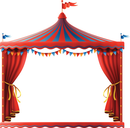 417x410 Circus Stage Sign Circus Monkey Clip Art, Flourish